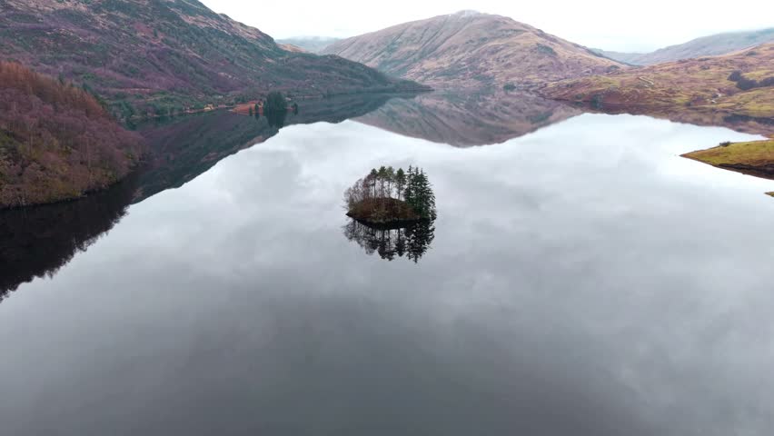 Glen Finglas Reservoir, Scotland.
This is a beautiful Scottish dam just next to Loch Katrine.
The video is a half point of interest drone shot.
