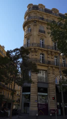 Classic French Urban Architecture in Marseille