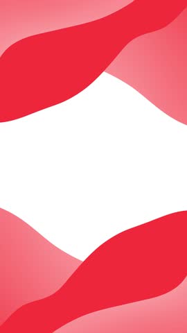Abstarct corporate red fluid shape motion 4k background seamless looping