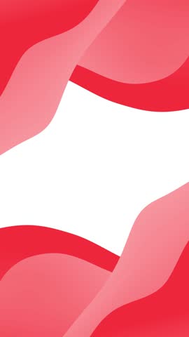 Abstarct corporate red fluid shape motion 4k background seamless looping