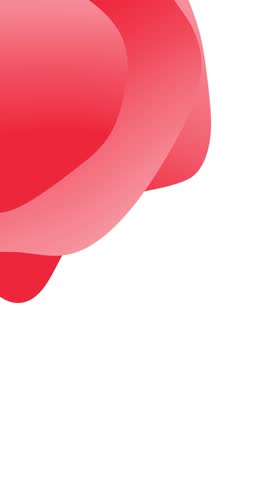 Abstarct corporate red fluid shape motion 4k background seamless looping