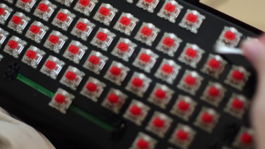 Cleaning, check and maintenance  the inside of the keyboard