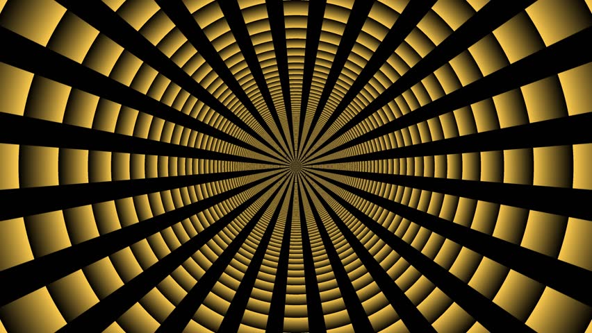 Animated golden radial burst 4K. Seamless loop. Luxury abstract