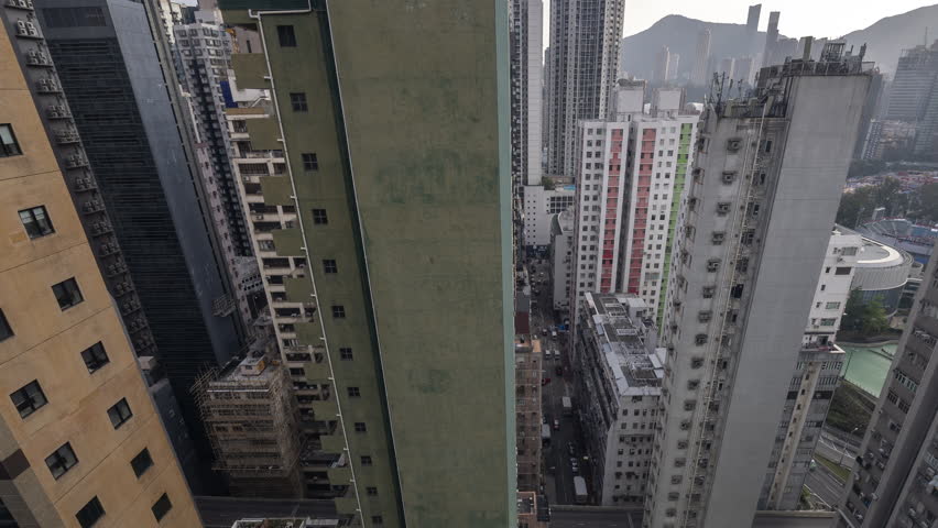 timelapse of the amazing Hong Kong island skyline from unique high vantage point 