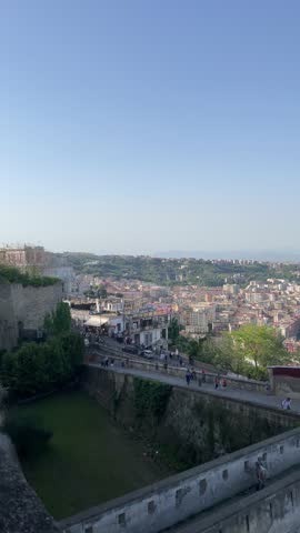 Naples panoramic view from the top
