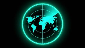 virtual war radar monitoring screen with target detection,digital world map radar scan for global communication system,futuristic military radar screen showing worldwide network. - Powered by Shutterstock - Get 15% off with code: PIKWIZARD15