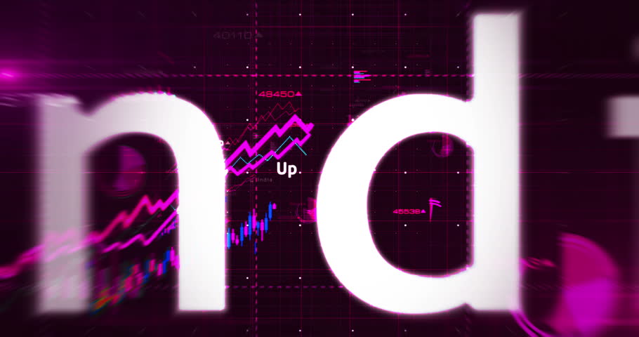 USA EU China India diagrams charts and graphs fast seamless loopable analysis concept animation