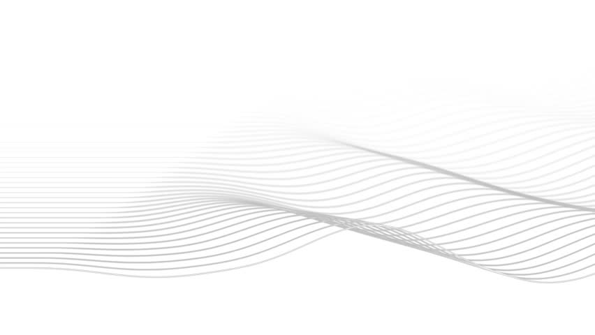 Detailed White Micro Wave Particle Animation for High Frequency Audio Spectrum, Music Visualizers, and Sound Engineering Application UI Design