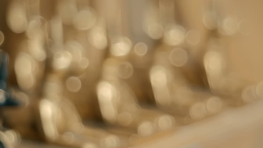 The souvenir shop sells Goddess of Ancient Egypt. Closeup. Shot in motion