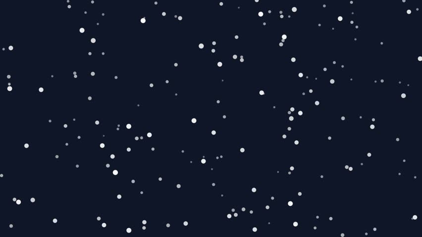 Dark blue night sky filled with white stars
