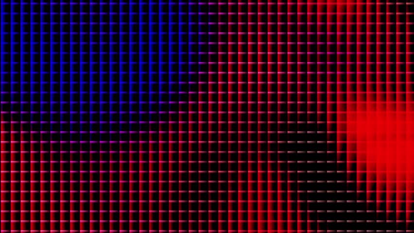A high-definition abstract backgrounds 4k videos animation loopable gradient background with glowing grid pattern techno vibrant red blue hues