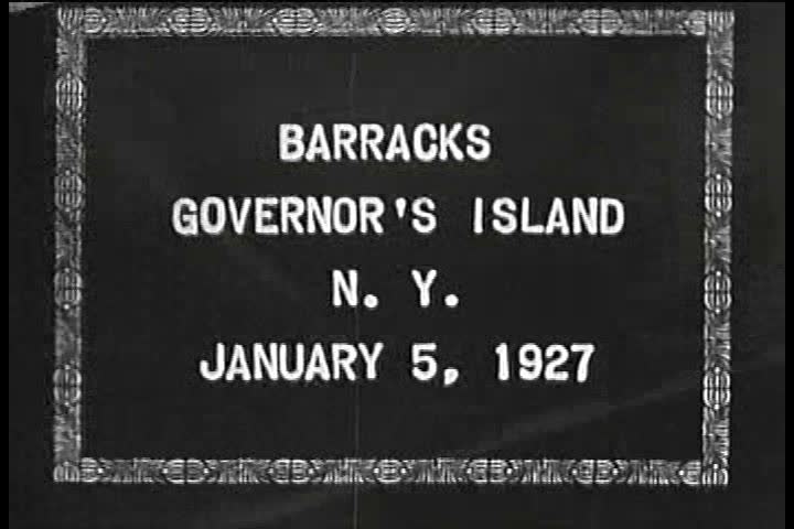 1920s - Fire in barracks at Governor