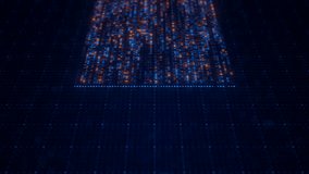 Binary Code Zeros Ones Data Flow Neural Network Visualization with Digital Nodes, Big Data AI Machine Learning Algorithm System, Digital Technology Background for Artificial Intelligence Concept - Powered by Shutterstock - Get 15% off with code: PIKWIZARD15