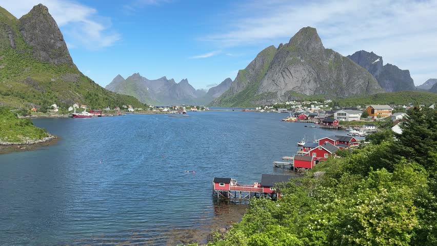 Reine Fishing Village in Lofoten - Norway