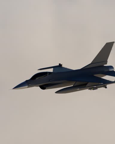 military fighter jet flying in the  sky