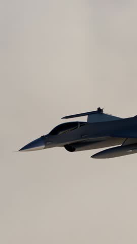 military fighter jet flying in the  sky