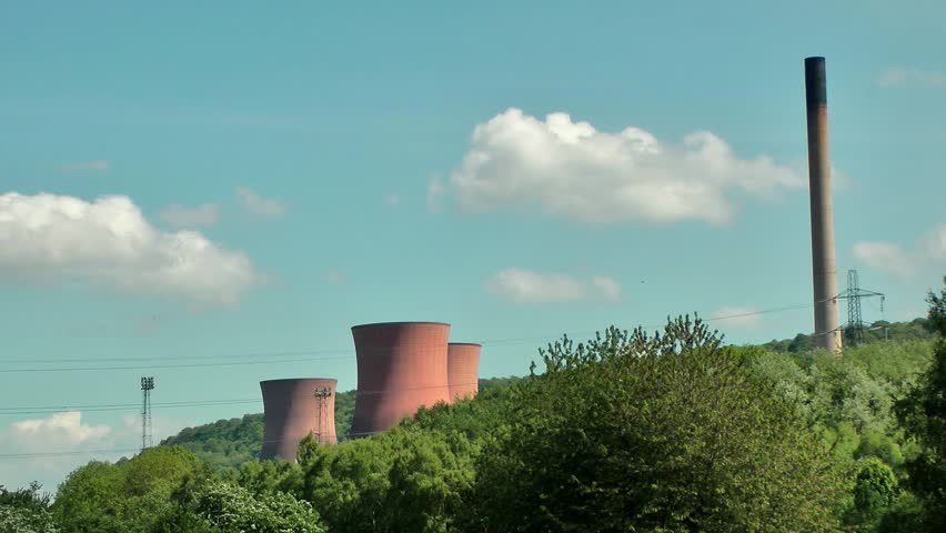 Power Station - Buildwas, Ironbridge Gorge, River Seven, Shropshire, England