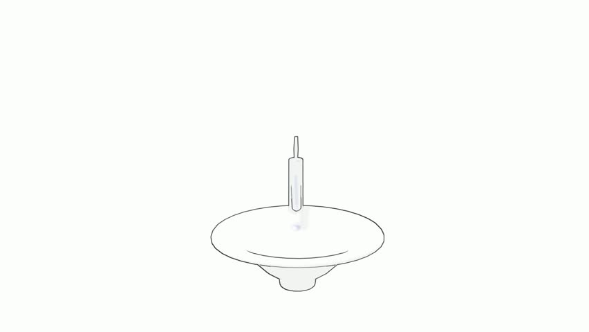 Bathroom Sink Line Art Illustration