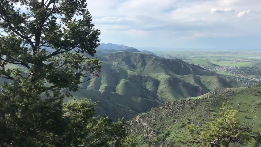 Scenic view of Lookout Mountain and Golden Colorado during the spring.