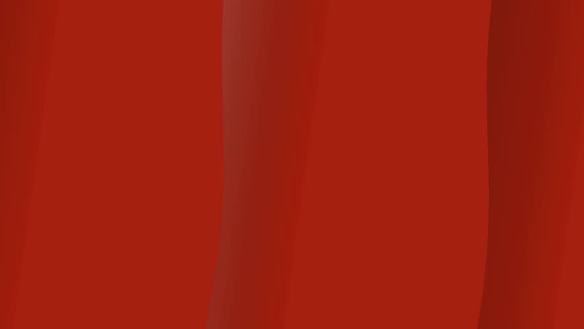 Smooth looping animation of deep terra cotta color panels