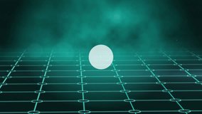Animation of mobile, music icons connecting dots, data processing on digital interface with grids. Digital composite, connection, connect the dots, networking, technology, communication, creativity. - Powered by Shutterstock - Get 15% off with code: PIKWIZARD15