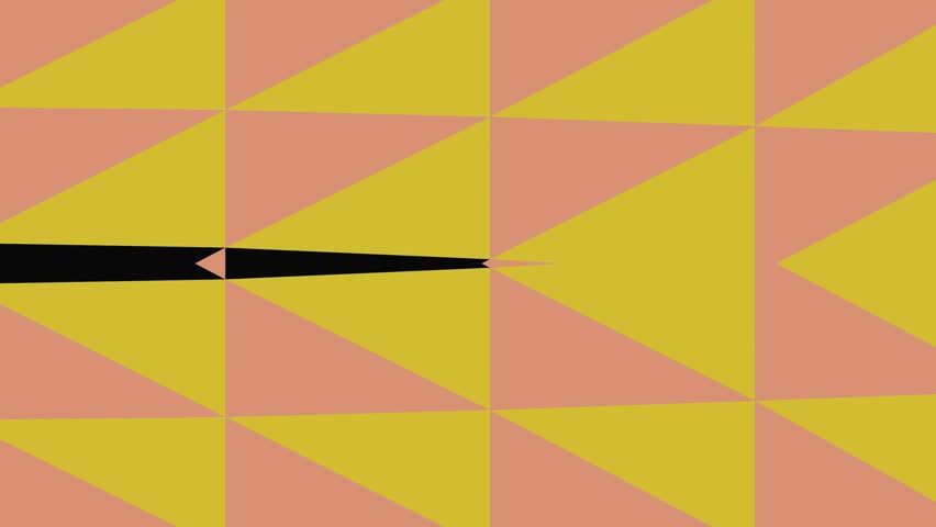 Seamless loop triangle pattern with bright colors