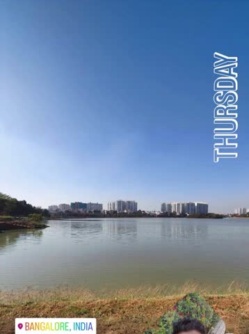 Peaceful Lake View in Bangalore on a Sunny Thursday