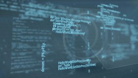 Animation of data processing over world map. Global business, finances, computing and data processing concept digitally generated video. - Powered by Shutterstock - Get 15% off with code: PIKWIZARD15