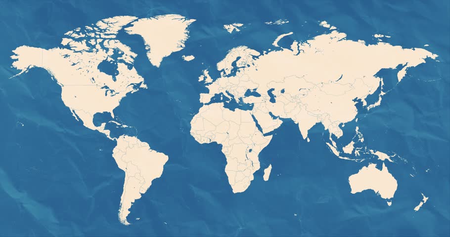Beautiful zoom in of a romania map with most important cities and frontier lines