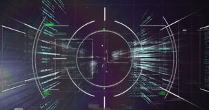 Animation of data processing over dark background. Global connections and data processing concept digital generated video. - Powered by Shutterstock - Get 15% off with code: PIKWIZARD15