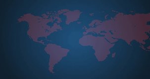 Animation of digital cloud, data processing over world map. global cloud computing, business, finances, connections and data processing concept digitally generated video. - Powered by Shutterstock - Get 15% off with code: PIKWIZARD15