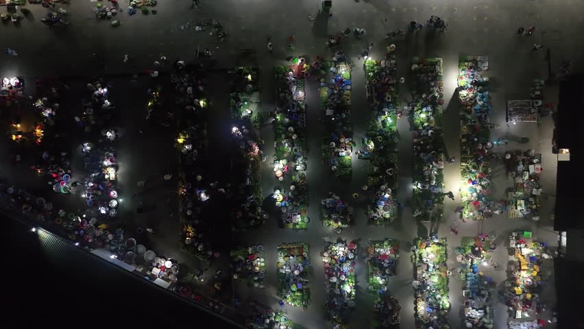 January 25, 2025: Scene of a rural market in Vi Thanh district, Hau Giang province, Vietnam