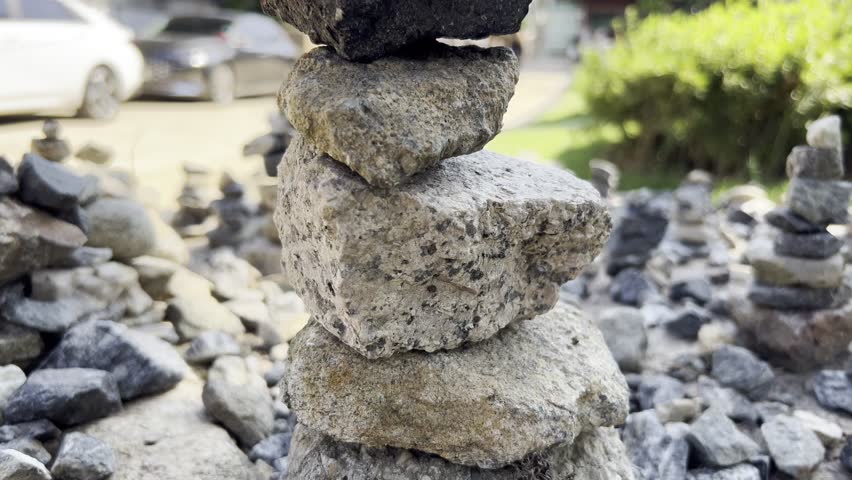 SEOUL, SOUTH KOREA - FEBRUARY 2026: A majestic view of the 23-meter tall Maitreya Buddha statue at Bongeunsa Temple in Gangnam. This ancient Buddhist temple offers a peaceful spiritual sanctuary surrounded by the modern skyscrapers and urban skyline of Seoul.