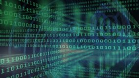 Animation of qr code over binary coding. Global technology business finances and digital interface concept digitally generated video. - Powered by Shutterstock - Get 15% off with code: PIKWIZARD15