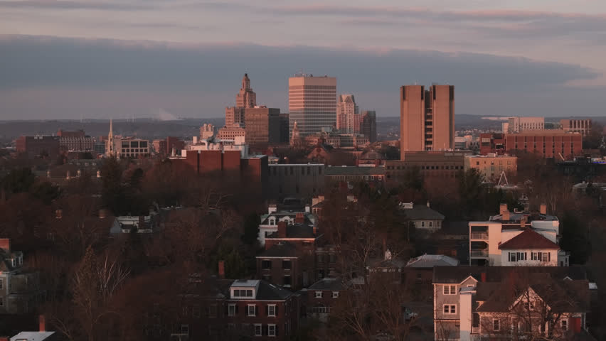 Downtown Providence on an autumn morning. Shot in Rhode Island