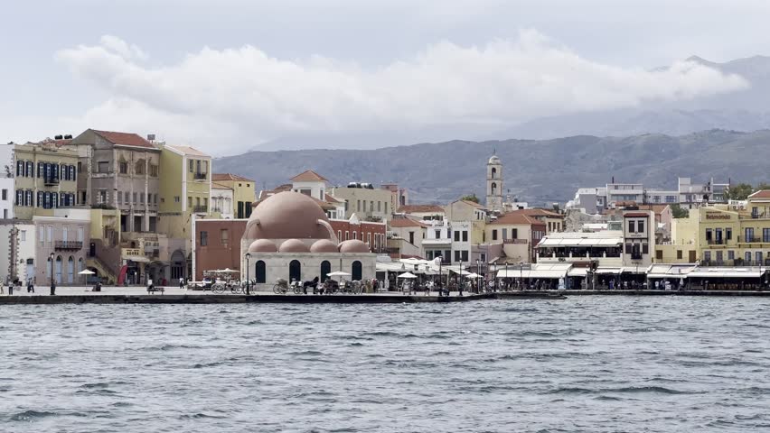 Zoomed in view onto Chania