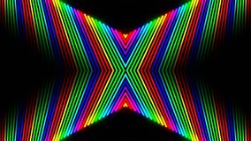 Rainbow Neon Rays Disappear Into Distance Kaleidoscope Background VJ Loop in 4K - Powered by Shutterstock - Get 15% off with code: PIKWIZARD15