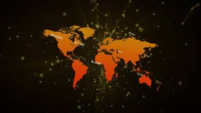 Animation of data processing over world map. global business and digital interface concept digitally generated video. - Powered by Shutterstock - Get 15% off with code: PIKWIZARD15