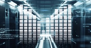 Animation of digital data processing over computer servers. Global connections, computing and data processing concept digitally generated video. - Powered by Shutterstock - Get 15% off with code: PIKWIZARD15
