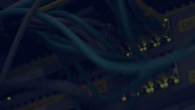 Animation of connections and math formulas on black background. Science, math, data processing and technology concept digitally generated video. - Powered by Shutterstock - Get 15% off with code: PIKWIZARD15