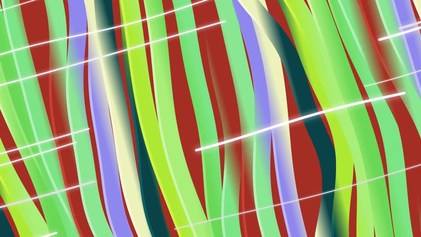 Abstract colorful striped background with white grid