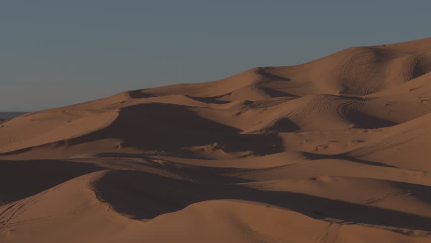 Endless Sahara Desert Dunes at Erg Chebbi, Merzouga Morocco Adventure
