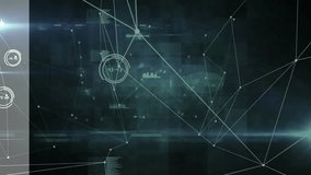 Data processing and network of connections over world map against black background. Global networking technology concept - Powered by Shutterstock - Get 15% off with code: PIKWIZARD15