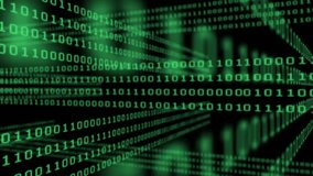 Animation of data processing and qr code over binary coding. Global data processing and digital interface concept digitally generated video. - Powered by Shutterstock - Get 15% off with code: PIKWIZARD15