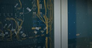 Animation of data processing over computer wires. computers, network, data processing, technology and digital interface concept digitally generated video. - Powered by Shutterstock - Get 15% off with code: PIKWIZARD15