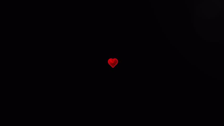 Animation of thank you text banner against red heart shapes in seamless pattern. Video game interface and technology concept