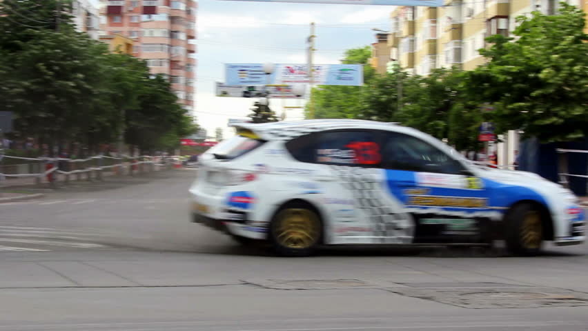 TULCEA, ROMANIA - JUNE 1: Championship in rally, named Delta Rally had place in