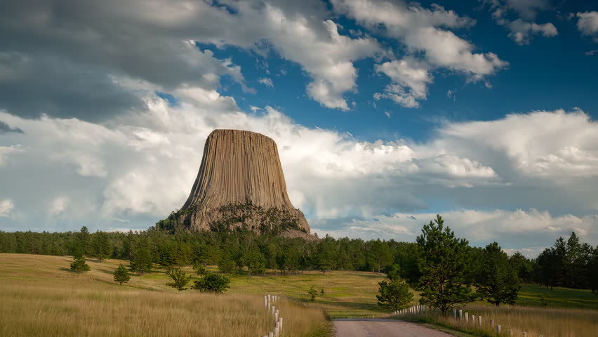 Devil’s Tower timelapse in Wyoming