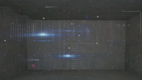 Animation of data processing over dark background. Global connections, technology and digital interface concept digitally generated video. - Powered by Shutterstock - Get 15% off with code: PIKWIZARD15