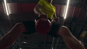 Young Athletic Man Trains With A Kettlebell In The Gym - Powered by Shutterstock - Get 15% off with code: PIKWIZARD15